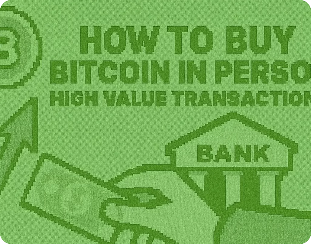 How to Buy Bitcoin in Person High Value Transaction
